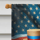 All American Irish Wolfhound House Flag All American Irish Wolfhound House Flag