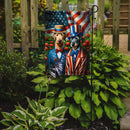 All American Irish Wolfhound Garden Flag –  Dogs with American Flag Background by Caroline’s Treasures All American Irish Wolfhound Garden Flag –  Dogs with American Flag Background by Caroline’s Treasures