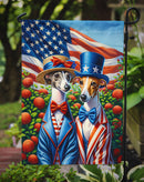 All American Italian Greyhound Garden Flag –  Dogs with American Flag Background by Caroline’s Treasures All American Italian Greyhound Garden Flag –  Dogs with American Flag Background by Caroline’s Treasures