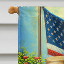 All American Lakeland Terrier House Flag All American Lakeland Terrier House Flag
