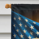 All American Old English Sheepdog House Flag All American Old English Sheepdog House Flag