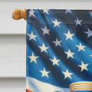 All American Papillon House Flag All American Papillon House Flag