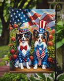 All American Papillon Garden Flag –  Dogs with American Flag Background by Caroline’s Treasures All American Papillon Garden Flag –  Dogs with American Flag Background by Caroline’s Treasures