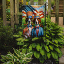 All American Pointer Garden Flag –  Dogs with American Flag Background by Caroline’s Treasures All American Pointer Garden Flag –  Dogs with American Flag Background by Caroline’s Treasures