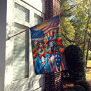 All American Pointer House Flag All American Pointer House Flag