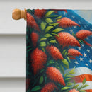 All American Pomeranian House Flag All American Pomeranian House Flag