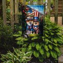 All American Pomeranian Garden Flag –  Dogs with American Flag Background by Caroline’s Treasures All American Pomeranian Garden Flag –  Dogs with American Flag Background by Caroline’s Treasures
