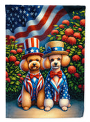 All American Poodle Garden Flag –  Dogs with American Flag Background by Caroline’s Treasures All American Poodle Garden Flag –  Dogs with American Flag Background by Caroline’s Treasures