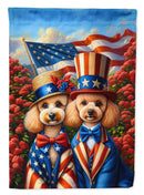 All American Poodle Garden Flag –  Dogs with American Flag Background by Caroline’s Treasures All American Poodle Garden Flag –  Dogs with American Flag Background by Caroline’s Treasures