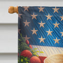 All American Portuguese Water Dog House Flag All American Portuguese Water Dog House Flag