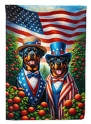 All American Rottweiler House Flag All American Rottweiler House Flag