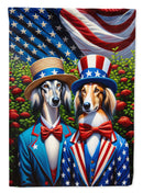 All American Saluki House Flag All American Saluki House Flag