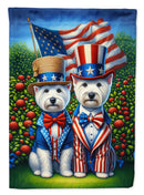 All American Westie Garden Flag –  Dogs with American Flag Background by Caroline’s Treasures All American Westie Garden Flag –  Dogs with American Flag Background by Caroline’s Treasures