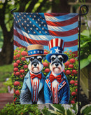 All American Schnauzer Garden Flag –  Dogs with American Flag Background by Caroline’s Treasures All American Schnauzer Garden Flag –  Dogs with American Flag Background by Caroline’s Treasures