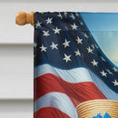 All American Sheltie House Flag All American Sheltie House Flag