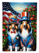 All American Sheltie House Flag All American Sheltie House Flag
