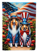 All American Sheltie Garden Flag –  Dogs with American Flag Background by Caroline’s Treasures All American Sheltie Garden Flag –  Dogs with American Flag Background by Caroline’s Treasures