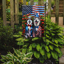 All American Siberian Husky Garden Flag –  Dogs with American Flag Background by Caroline’s Treasures All American Siberian Husky Garden Flag –  Dogs with American Flag Background by Caroline’s Treasures