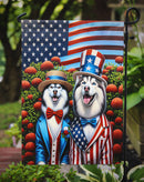 All American Siberian Husky Garden Flag –  Dogs with American Flag Background by Caroline’s Treasures All American Siberian Husky Garden Flag –  Dogs with American Flag Background by Caroline’s Treasures