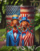 All American Vizsla Garden Flag –  Dogs with American Flag Background by Caroline’s Treasures All American Vizsla Garden Flag –  Dogs with American Flag Background by Caroline’s Treasures