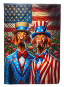 All American Vizsla Garden Flag –  Dogs with American Flag Background by Caroline’s Treasures All American Vizsla Garden Flag –  Dogs with American Flag Background by Caroline’s Treasures