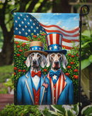 All American Weimaraner Garden Flag –  Dogs with American Flag Background by Caroline’s Treasures All American Weimaraner Garden Flag –  Dogs with American Flag Background by Caroline’s Treasures