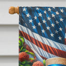 All American Welsh Springer Spaniel House Flag All American Welsh Springer Spaniel House Flag