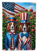 All American Welsh Springer Spaniel Garden Flag –  Dogs with American Flag Background by Caroline’s Treasures All American Welsh Springer Spaniel Garden Flag –  Dogs with American Flag Background by Caroline’s Treasures