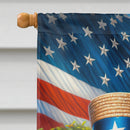 All American Westie House Flag All American Westie House Flag