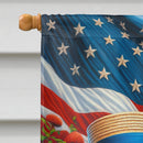 All American Wheaten Terrier House Flag All American Wheaten Terrier House Flag