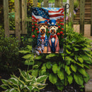 All American Wheaten Terrier Garden Flag –  Dogs with American Flag Background by Caroline’s Treasures All American Wheaten Terrier Garden Flag –  Dogs with American Flag Background by Caroline’s Treasures