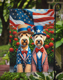 All American Wheaten Terrier Garden Flag –  Dogs with American Flag Background by Caroline’s Treasures All American Wheaten Terrier Garden Flag –  Dogs with American Flag Background by Caroline’s Treasures
