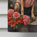 Belgian Malinois Two Hearts House Flag Belgian Malinois Two Hearts House Flag