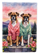 Boxer Two Hearts House Flag Boxer Two Hearts House Flag