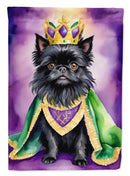 Affenpinscher King of Mardi Gras House Flag Affenpinscher King of Mardi Gras House Flag
