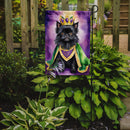 Affenpinscher King of Mardi Gras Garden Flag - Vibrant Dog-Themed Yard Decor by Caroline's Treasures Affenpinscher King of Mardi Gras Garden Flag - Vibrant Dog-Themed Yard Decor by Caroline's Treasures