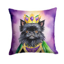 Affenpinscher King of Mardi Gras Throw Pillow - 14x14 Decorative Pillow β Art for Your Home & Patio Affenpinscher King of Mardi Gras Throw Pillow - 14x14 Decorative Pillow β Art for Your Home & Patio