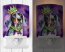Bluetick Coonhound King of Mardi Gras Ceramic Night Light Bluetick Coonhound King of Mardi Gras Ceramic Night Light