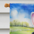 Bluetick Coonhound Easter Egg Hunt House Flag Bluetick Coonhound Easter Egg Hunt House Flag