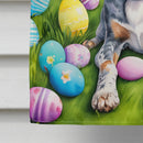Bluetick Coonhound Easter Egg Hunt House Flag Bluetick Coonhound Easter Egg Hunt House Flag