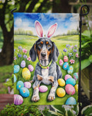Bluetick Coonhound Easter Garden Flag - Easter Egg Hunt - Dog-Themed Spring Yard Decor Bluetick Coonhound Easter Garden Flag - Easter Egg Hunt - Dog-Themed Spring Yard Decor