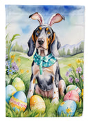 Bluetick Coonhound Easter Egg Hunt House Flag Bluetick Coonhound Easter Egg Hunt House Flag