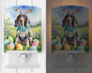 Bluetick Coonhound Easter Egg Hunt Ceramic Night Light Bluetick Coonhound Easter Egg Hunt Ceramic Night Light