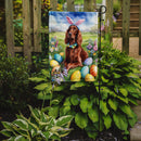 Irish Setter Easter Garden Flag - Easter Egg Hunt - Dog-Themed Spring Yard Decor Irish Setter Easter Garden Flag - Easter Egg Hunt - Dog-Themed Spring Yard Decor