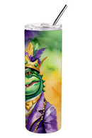 Alligator King of Mardi Gras Stainless Steel Skinny Tumbler Alligator King of Mardi Gras Stainless Steel Skinny Tumbler