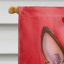 Basenji My Valentine House Flag Basenji My Valentine House Flag