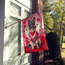 Belgian Tervuren My Valentine House Flag Belgian Tervuren My Valentine House Flag