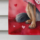 Belgian Tervuren My Valentine House Flag Belgian Tervuren My Valentine House Flag