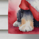 Bernedoodle My Valentine House Flag Bernedoodle My Valentine House Flag