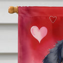 Bernese Mountain Dog My Valentine House Flag Bernese Mountain Dog My Valentine House Flag